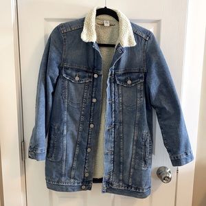Sherpa Lined Denim Jacket